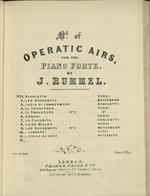Operatic Airs for the Pianoforte, no. 1, Rigoletto.